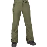 Volcom - Skidbyxor dam - Genus Stretch Pant Ivy för Unisex - Storlek S - Khaki