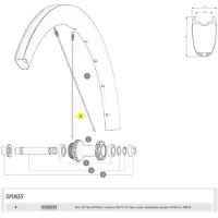 Mavic Kit 12 Front/rear Cosmic Slr 45 Disc Ekrar