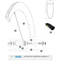 Mavic Comete Pro Carbon Sl Tubular Front Fälg