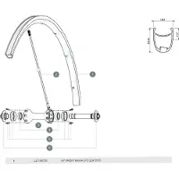 Mavic R-sys Slr Framfälg