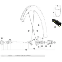 Mavic Cosmic Pro Carbon Ust Rear Fälg
