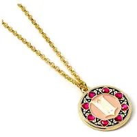 Ginza.se Wicked: w Logo With Crystal Border Necklace