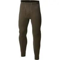 Woolpower Long Johns With Fly 200 Pine Green