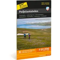 Padjelantaleden Tyvek fjällkarta