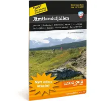 Jämtlandsfjällen Fjällkarta Tyvek vandringskarta