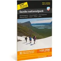 Sareks Nationalpark Tyvek fjällkarta
