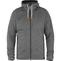 Fjällräven Men's Övik Fleece Hoodie Dark Grey