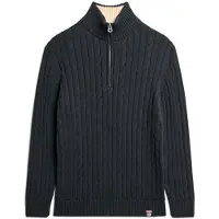 Superdry för kvinnor. W6110607A Jersey Rugby Henley marinblå (S), Casual, Bomull, Marino