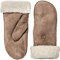 Hestra Women's Sheepskin Mitt Beige