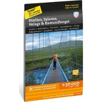 Storlien Sylarna Helags Ramundberget 1:50.000 vandringskarta, utanför Finland