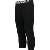Mons Royale Merino Cascade Flex 3/4 Legging Funktionsbyxor black, XL