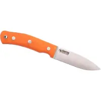 Casström No.10 Swedish Forest knife Sandvik Full Flat G10 kniv, oranssi