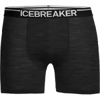 Icebreaker - Vandringskläder - M Merino 150 Anatomica Boxers Jet Heather för UnisexUll - Storlek S - Grå