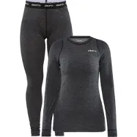 Craft WOOL MERINO SET W W Black Melange