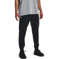 Under Armour Rival Fleece Joggers fr mn (001) Svart / / Vit Stor