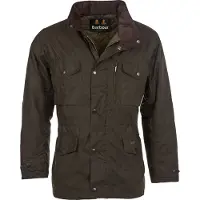 Barbour Vaxjacka Sapper Oiv Mörkgrön Grön Storek