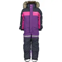Didriksons Kids' Bjärven Coverall 3 Royal Purple