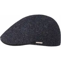 Stetson Texas Classic Wool Flat Cap Navy