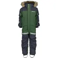 Didriksons Kids' Bjärven Coverall 3 Pine Green