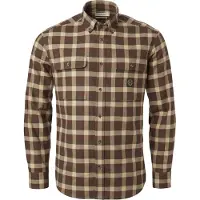 Chevalier Men's Heron Flannel Shirt Holly Green Checked