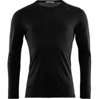 Aclima Men's LightWool Undershirt Long Sleeve Jet Black