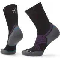 Smartwool - Trail running-klÀder dam - W Run Cold Weather Targeted Cushion Crew Socks Black för UnisexUll - Storlek 34-37 - Svart