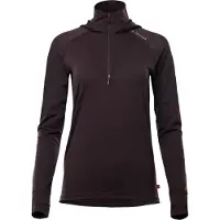 Aclima Women's LightWool 180 Hoodie Chocolate Plum