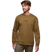 Black Diamond Men's Heritage Wordmark Crewneck Dark Curry
