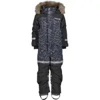 Didriksons Kids' Bjärven Special Edition Coverall Grundsund Reflective Navy