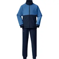 Bergans Kids' Smådøl V5 Longzip Set Navy Blue/Riviera Blue