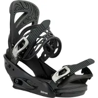 Burton - Snowboardbindningar - Scribe Black för UnisexTrä - Storlek 34-36.5 - Svart