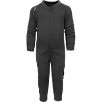 Lindberg Kids' Merino Overall Black Melange