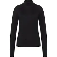 Super.natural Women's Tundra175 Turtleneck Jet Black