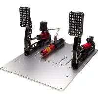 Simagic P2000 hydrauliskt 2-pedalset, 100 kg lastcell - Crimson Edition
