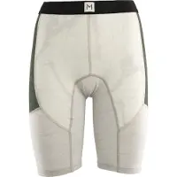 Aclima Women's Lars Monsen Femunden Shorts Beige Melange/Olive Night/Femunden Light