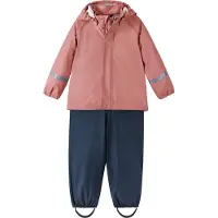 Reima Regnkläder m. Hängslen - Tihku - PU - Rose Blush - - 2 år (92) - Regnkläder