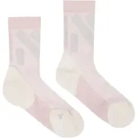 Nnormal - Trail running kläder - Race Sock Low Cut Dusty Pink för Unisex - Storlek M - Rosa