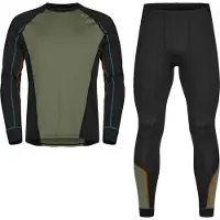 Urberg Men's Base Layer Set Black Beauty