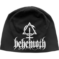 Ginza.se Behemoth: Unisex Beanie Hat/Opvs Contra Natvram JD Print (Black)