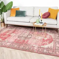 FRAAI Vintage matta | Estate Medaillon Rustik hos Volero | 80x150 cm | Bomull | Medaljong | Rektangulär | Plattvävd