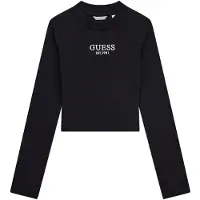 GUESS T-shirt svart / vit