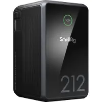 SmallRig VB212 - Batteriladdare/strömadapter - mini - Li-Ion - 212 Watt - 10 A - 5 utdatakontakter (USB-C, USB, D-tap) - svart