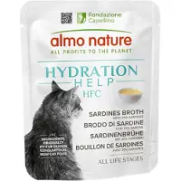 Almo Nature HFC Hydration Help sardinbuljong med sardinfilé våtfoder katt (50 g)