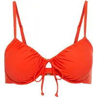 LASCANA Bikiniöverdel 'Gina' orangeröd