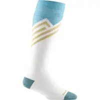 Darn Tough Women's Peaks Rfl OTC Ultra Lightweight White