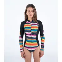 Hurley Advant 2 Mm Långärmad Shorty Med Dragkedja Fram För Dam