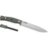 Casström No. 14 SFK 13423 Green Micarta with firesteel, bushcraft knife
