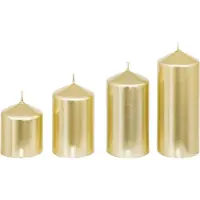 Atmosphera set med 4 ljus i olika storlekar, Ø 5 cm