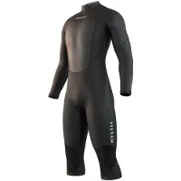 Mystic Brand Flatlock 3/2mm Långärmad Shorty Med Dragkedja Bak