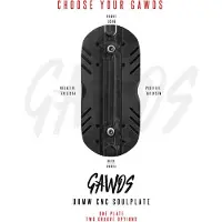 Gawds Uhmw Soulplate Basplatta För Inline-skates
